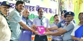 घुघली में 7 दिन के स्काउटिंग शिविर का समापन:प्रशिक्षुओं ने सीखे सेवा, अनुशासन के गुर; ग्रैंड कैंपफायर में देशभक्ति का जज्बा दिखा
