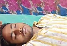 श्रावस्ती में अनियंत्रित बाइक पलटी:इकौना-धनुही मार्ग पर दो लोग गंभीर घायल, अस्पताल में भर्ती