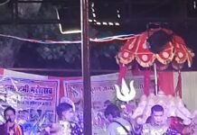 लक्ष्मणपुर में कृष्ण लीलाओं से सजा जन्माष्टमी का तीसरा दिन:लखनऊ के कलाकारों ने दी प्रस्तुति, काली माता की झांकी ने मोहा मन