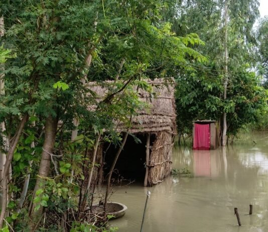 महसी के गलकारा कटैला पुरवाऔर त्यागी पुरवा में बाढ़:खाना बनाने और आने-जाने में दिक्कत; प्रशासन तरफ से नहीं मिली मदद ग्रामीण परेशान