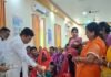 फरेंदा में आंगनबाड़ी कार्यकर्ताओं का सम्मान समारोह:विधायक ने किया सम्मानित, बच्चों का कराया अन्नप्राशन संस्कार