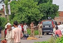 बस्ती में अनियंत्रित ट्रेलर ने युवक को रौंदा:मौके पर मौत, हादसे के बाद चालक फरार