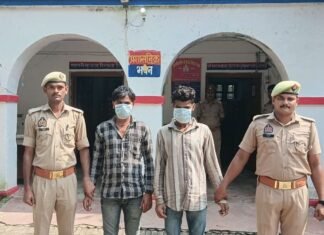 श्रावस्ती में नाबालिगों के शोषण मामले में दो आरोपी गिरफ्तार:डांस पार्टी के नाम पर महाराष्ट्र से लाई गई थीं, किराये के मकान में छिपे थे आरोपी