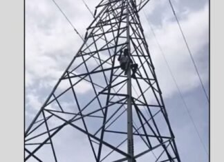 UP: 5 लाख के चेक के लिए बिजली के पोल पर चढ़ा युवक, घंटों चला हाईवोल्टेज ड्रामा!