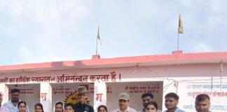 लेफ्टिनेंट बने शिवमेंद्र सिंह का घर लौटने पर स्वागत:चेन्नई से ट्रेनिंग पूरी कर लौटे बस्ती, कुल देवी का किया पूजन