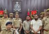 फर्जी फाइनेंसर बन राहगीरों से बाइक छीनने वाले 2 गिरफ्तार:धमकाकर वसूली करते थे, 3 बाइक और कार बरामद; 2 अन्य आरोपियों की तलाश