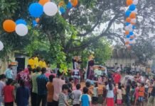 पहुंचकट्टा में मटकी फोड़ कार्यक्रम:श्रद्धालुओं की भीड़ उमड़ी, ग्रामीणों ने मिलकर किया आयोजन