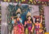 गायघाट के मोहनगिरी बाबा मंदिर में जन्माष्टमी की छठी मनाई:श्री कृष्ण, राधा और यशोदा मैया की पूजा-अर्चना कर भंडारे का आयोजन