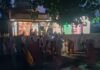 बहराइच के शिव मंदिर में कड़ी-चावल का भंडारा:पूजन-वंदन के बाद सैकड़ों श्रद्धालुओं ने पंगत में बैठकर लिया प्रसाद