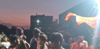 श्रावस्ती में जन्माष्टमी के बाद निकली विसर्जन यात्रा:भक्ति गीतों से गूंजा जमुनहा क्षेत्र, सैकड़ों श्रद्धालु हुए शामिल
