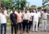 बागापार-बरईठवां मार्ग पर जलजमाव, ग्रामीण परेशान:गड्ढों में तब्दील सड़क पर आवागमन मुश्किल, जिम्मेदारों से मरम्मत की मांग