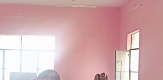 चाबी लगाते ही अनियंत्रित हुई पिकअप:पेड़ से टकराई, 32 श्रद्धालु घायल, एक वृद्ध महिला के हाथ-पैर में फ्रैक्चर