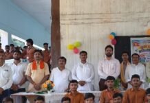 मिहींपुरवा में युवा सम्मेलन:राष्ट्रीय स्वयंसेवक संघ के शताब्दी वर्ष पर वाद-विवाद प्रतियोगिता का आयोजन