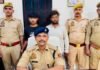 सुल्तानपुर: ट्रक से गायब हुई 41 टन सरिया का खुलासा, दो गिरफ्तार, ट्रक और ट्रेलर जब्त