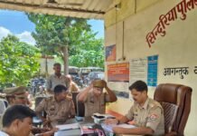 थाना समाधान दिवस में पहुंचे 6 मामले:सिंदुरिया में सभी शिकायतें राजस्व विभाग से जुड़ीं; टीम बनाकर निस्तारण के निर्देश
