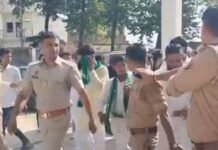 AIMIM प्रदेश अध्यक्ष का काफिला पुलिस ने रोका:सुरक्षा कारणों का दिया हवाला, बसपा से निष्कासित दद्दन खान को पार्टी में शामिल कराने जा रहे थे
