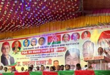 फरेंदा में सपा की पीडीए जनपंचायत:महराजगंज में रामदुलार राजभर ने भाजपा सरकार पर साधा निशाना