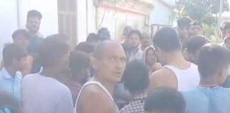 जलभराव के बीच खुले नाले में गिरा युवक, मौत:काली माता मंदिर रोड पर भरा था पानी; पूरी रात पड़ा रहा शव