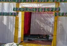 गणेश उत्सव की तैयारियों में जुटा कोटही मंदिर परिसर:अमोढ़ा में वाटरप्रूफ पंडाल और भव्य प्रतिमा बनेगी आकर्षण