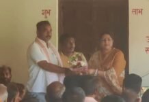सोमईगौड़ी में विधायक ने भाजपा के लिए मांगे वोट:सेवा संकल्प अभियान की कार्यशाला में की अपील, गिनाए विकास कार्य