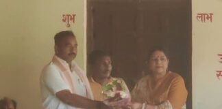 सोमईगौड़ी में विधायक ने भाजपा के लिए मांगे वोट:सेवा संकल्प अभियान की कार्यशाला में की अपील, गिनाए विकास कार्य