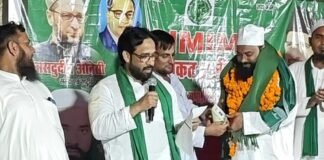 दद्दन खां एमआईएम में शामिल:प्रदेश अध्यक्ष शौकत अली ने दिलाई सदस्यता, पुलिस ने रोका काफिला