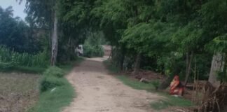 पाइपलाइन बिछाने से सड़क जर्जर:दीकौली में लोगों का आवागमन प्रभावित, बारिश में कीचड़ से परेशानी