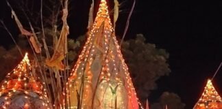 बाबा विभूतिनाथ मंदिर में कजरी तीज पर उमड़ी भीड़:श्रावस्ती में दूर-दराज से आ रहे श्रद्धालु; सुरक्षा के खास इंतजाम