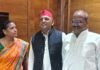 अखिलेश से मिले पूर्व मंत्री सुशील टिबड़ेवाल:2027 की तैयारी पर मंथन, महराजगंज की पांचों सीटों पर जीत के लिए जुटने का निर्देश