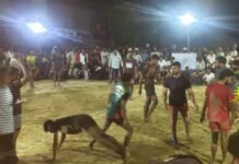 गोपिया में कबड्डी प्रतियोगिता का आयोजन:युवाओं ने बढ़-चढ़कर हिस्सा लिया, सोंगवा समेत 5 गांवों की टीमों ने दिखाया दमखम