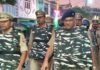 त्योहार से पहले सिसवा में पुलिस का पैदल मार्च:असामाजिक तत्वों को सख्त संदेश