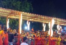 विभूतिनाथ मंदिर में कजरी तीज पर भीड़:श्रावस्ती, बलरामपुर और नेपाल से पहुंचे भक्त, सुरक्षा के पुख्ता इंतजाम