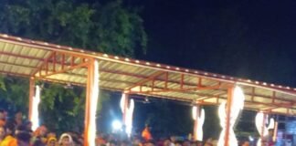 विभूतिनाथ मंदिर में कजरी तीज पर भीड़:श्रावस्ती, बलरामपुर और नेपाल से पहुंचे भक्त, सुरक्षा के पुख्ता इंतजाम