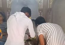 कजरी तीज पर प्राचीन शिवालय में भीड़:नासिरगंज में श्रद्धालुओं ने भगवान भोलेनाथ का जलाभिषेक कर की सुख-समृद्धि की कामना