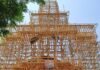 सिसवा में प्रेम मंदिर की भव्यता में विराजेंगी मां दुर्गा:90 फीट ऊंचे पंडाल में दिखेगा वृंदावन का प्रेम और सूर्य उपासना का दिव्य संगम