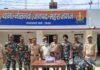 नेपाल-सीमा पर गांजे की खेप के साथ एक गिरफ्तार:1.35 किलो गांजा बरामद, नौतनवा पुलिस-SSB की संयुक्त कार्रवाई