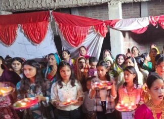जमुनहा में गणेश पंडालों में भव्य झांकी और महाआरती:भक्तों ने लिया महाभोग का प्रसाद, 21 को होगा मूर्ति विसर्जन