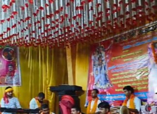 कमला भारी चौराहे पर राधा रानी जन्माष्टमी का आयोजन:झांकियों ने श्रद्धालुओं का मन मोहा, भक्तिमय रहा पूरा माहौल