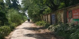 गुलराजपुर से इनायतनगर सड़क जर्जर:हजारों लोग परेशान, ग्रामीणों ने जल्द मरम्मत की मांग की