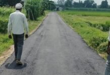 जर्जर सड़क से ग्रामीणों को मिलेगी राहत:ल्लौर नगरा से खन्ता शसना को जोड़ने वाले मार्ग का पिच निर्माण शुरू, लोगों में खुशी
