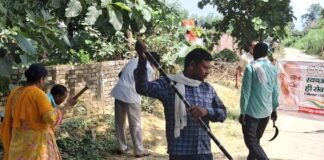 गढ़ा गौतम गांव में चला स्वच्छता अभियान:20 सफाई कर्मियों ने मिलकर हटाया कूड़ा-कचरा