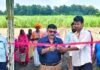 सिसवा में शरदकालीन गन्ने की बुवाई शुरू:ट्रेंच विधि से बोई गई को.लख.14201 प्रजाति