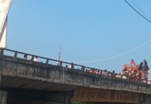 गौर बाजार में गणेश प्रतिमा का विसर्जन:धूमधाम से किया गया, संदीप, पंकज समेत कई लोग शामिल