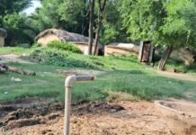 अहिरा में जल जीवन मिशन की बंद पाइपलाइन दुरुस्त होगी:दैनिक भास्कर की खबर के असर से श्रावस्ती के अहिरा में विभाग ने लिया संज्ञान