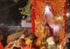 धूमधाम से हो रहा गणेश प्रतिमाओं का विसर्जन:मनोरमा घाट पर दूधिया रोशनी से सजा घाट, नावों से सुरक्षा; अध्यक्ष ने लिया व्यवस्थाओं का जायजा