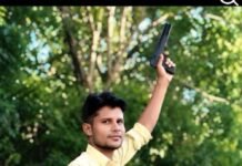 एआई से बनाई असलहे वाली फोटो फेसबुक पर अपलोड:पूछताछ में बोला- हथियार प्लास्टिक का खिलौना था; शांतिभंग में भेजा SDM कोर्ट