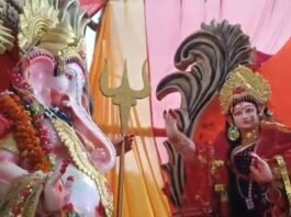 गणपति बप्पा को नम आंखों से दी गई विदाई:सिरसिया में धूमधाम से निकली विसर्जन यात्रा, शाम की आरती में उमड़ा सैलाब