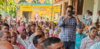 बस्ती में गन्ना भुगतान न होने से किसानों में आक्रोश:चीनी मिलों पर बकाया, वार्षिक अधिवेशन में दी बड़े आंदोलन की चेतावनी