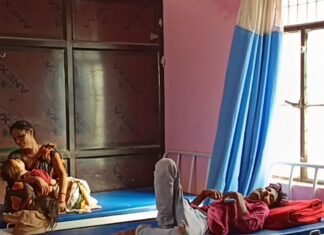 श्रावस्ती में नेशनल हाईवे पर दो बाइकों की टक्कर:पांच लोग घायल, दवा दिलाकर लौट रहे थे दोनों परिवार