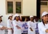 कस्तूरबा गांधी की छात्राओं ने नुक्कड़ नाटक से दिया स्वच्छता:सेवा संकल्प अभियान के तहत लोगों को साफ-सफाई के प्रति जागरूक किया